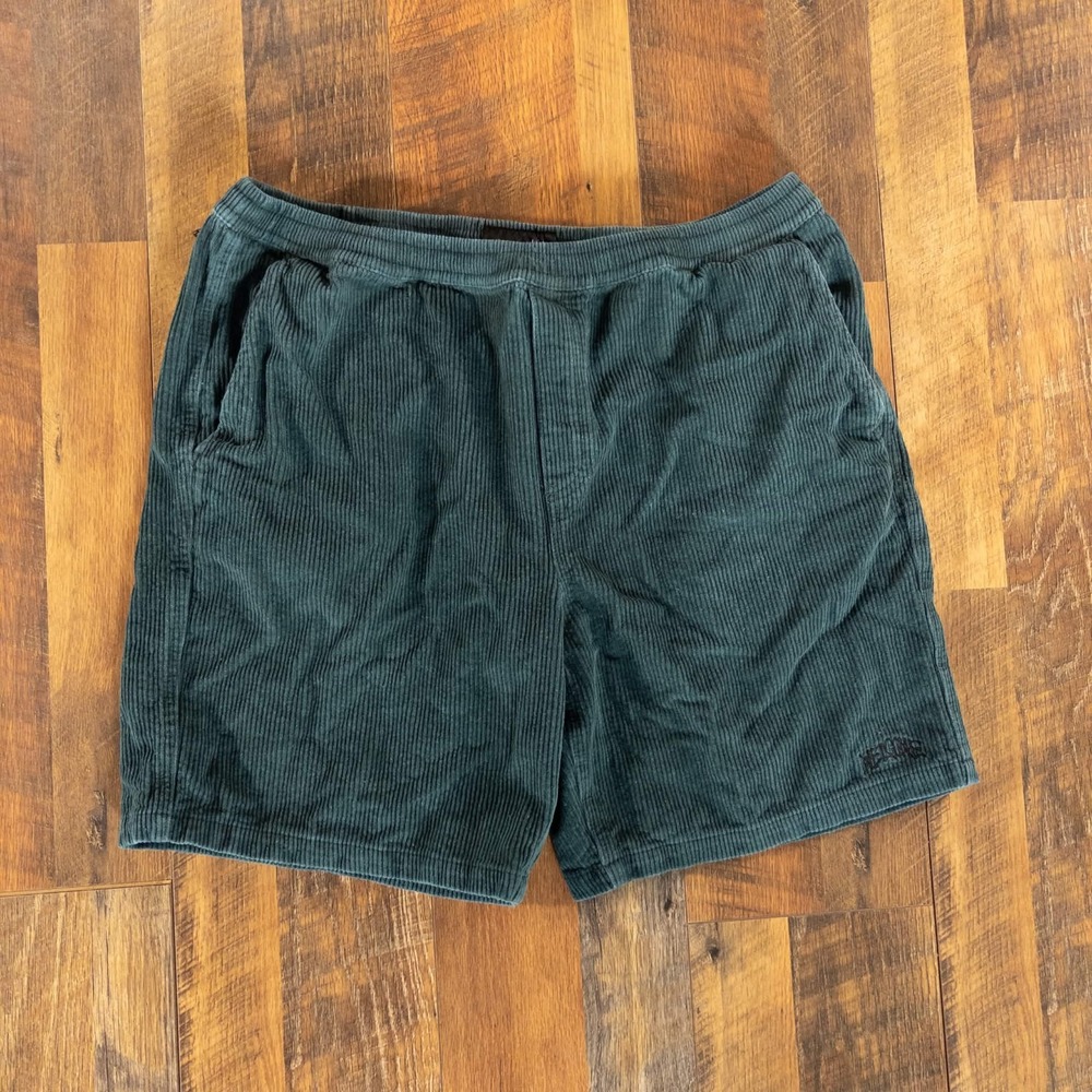 Welcome Skateboards Hydra Corduroy Shorts Mens XL Dark Green Baggy Skate Y2K